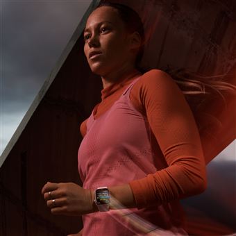 Apple Watch Series 9 (GPS) - 41 mm - montre intelligente avec bande sport - fluoroélastomère - taille du bracelet : S/M