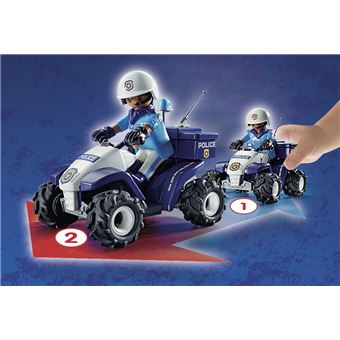 POLICIER ET QUAD