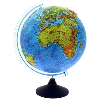 Globe terrestre en relief Alaysky's Globe avec application et Led 25 cm