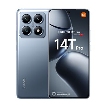 Smartphone Xiaomi 14T Pro 6,67" 5G Double nano SIM 512 Go Bleu Titane conçu avec Leica - 1