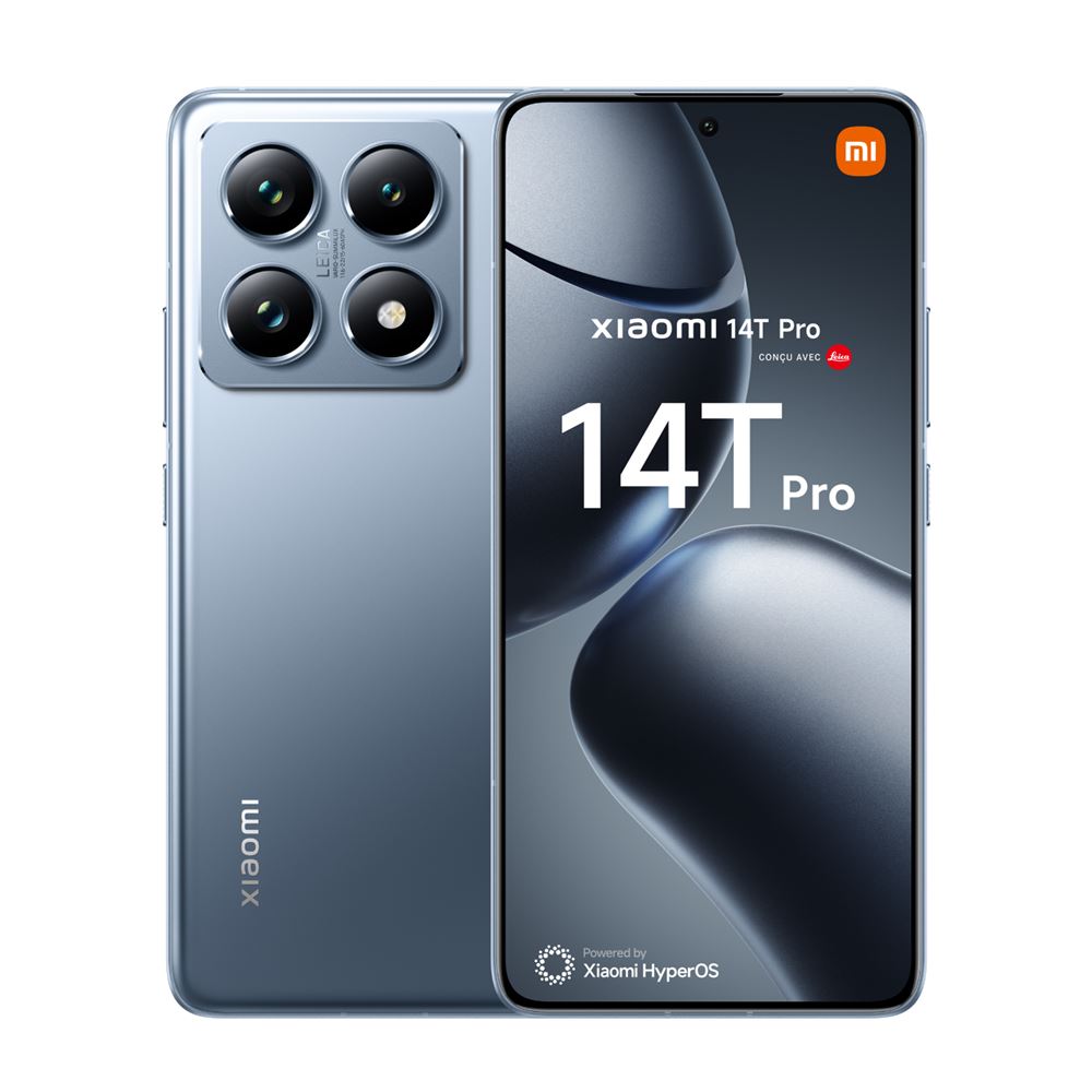 Smartphone Xiaomi 14T Pro 6,67" 5G Double nano SIM 512 Go Bleu Titane — free download