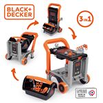 Atelier de bricolage Smoby Diable Bricolo 3 en 1 Black + Decker
