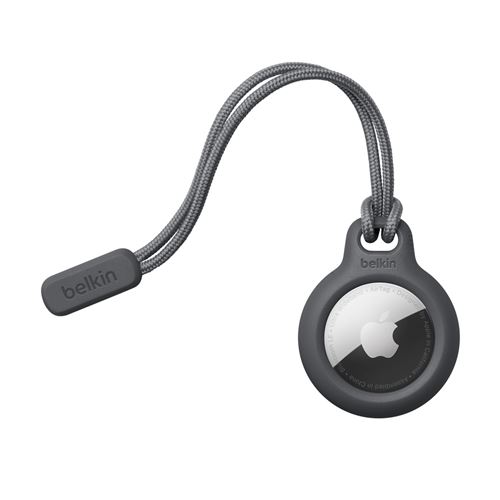 Support sécurisé avec sangle Belkin pour AirTag Noir