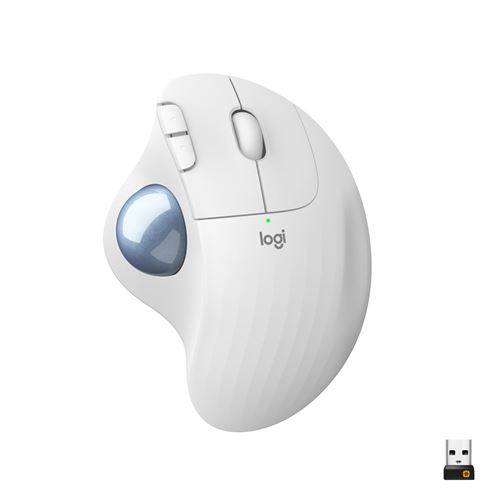 Logitech Ergo M575 Ratón Trackball Inalámbrico 2000 DPI Blanco - Image 3
