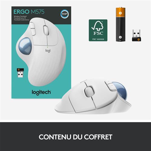 Trackball sans fil Logitech Ergo M575 – La meilleure souris ?