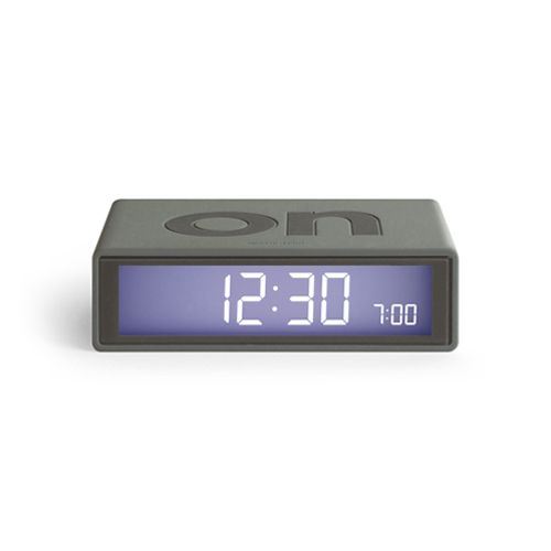 Radio Réveil réversible LCD Lexon Flip Déco Style Gris