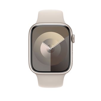 Bracelet Sport pour Apple Watch 45 mm Lumière stellaire S/M