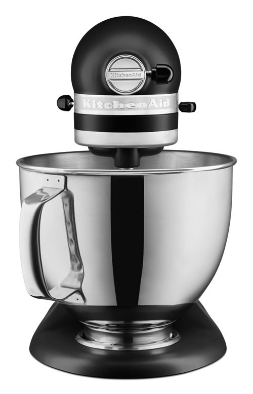 KitchenAid Go Cordless Mixeur plongeant sans fil, gobelet sans BPA, fouet et hachoir, protection anti-rayures, lames en acier inoxydable, avec batterie, noir