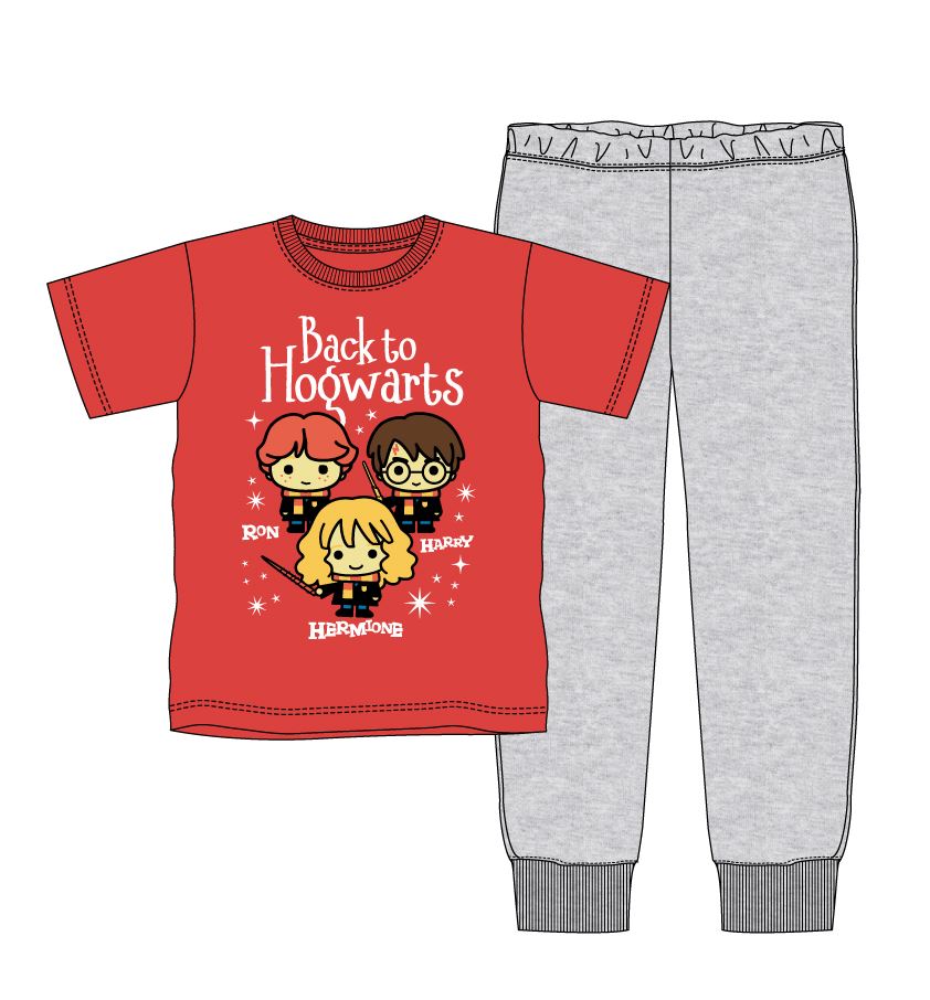 Pyjama Harry Potter Hedwige - Inscription Take Me Back To Hogwarts - Fille 6 à 12 Ans