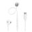 Ecouteurs intra-auriculaires filaire JBL Tune 305C Blanc