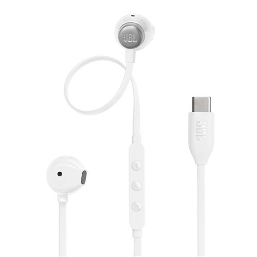 Ecouteurs Intra-Auriculaires Filaire JBL Tune 305C Blanc