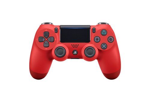 Manette sans fil Sony Dualshock4 Rouge Magma pour PS4 Reconditionné
