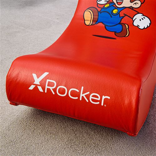 Chaise De Jeu X-Rocker Super Mario Pour Enfants - Pliable, Simili Cuir Rouge, Bascule Fauteuil Spiderman