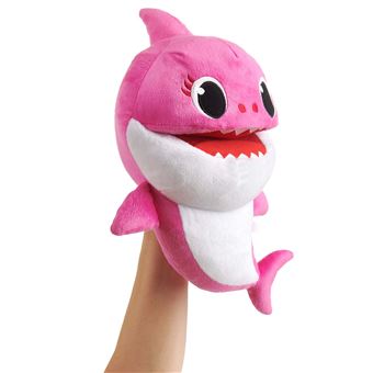 Peluche interactive Baby Shark Marionnette musicale 30 cm Modèle aléatoire