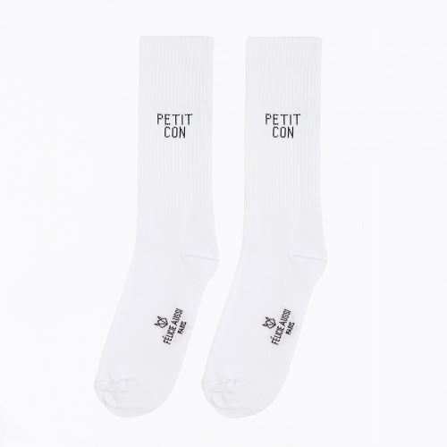 Chaussettes petit con Felicie Aussi T 40-45 Blanc