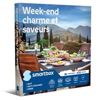 Coffret cadeau SmartBox Week-end de charme et saveurs