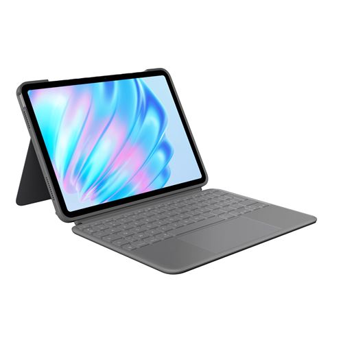 Etui clavier Logitech Combo Touch Gris pour iPad Air 11 M2 et M3 et iPad Air 5e génération 2022