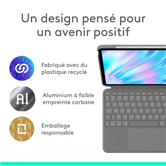 Coque Clavier IPad 10e/11e Génération – Magic Keyboard Soppy – Noir – Neuf (boîte Abîmée)