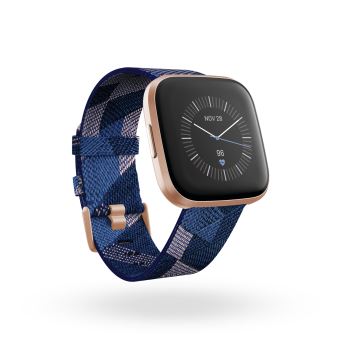 Montre connectée Fitbit Versa Edition spéciale Bleu marine et