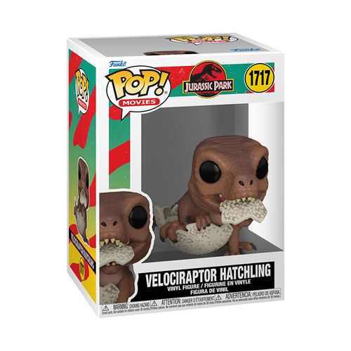 Funko Unisex Marron Figurine En Vinyle Jurassic Park Hatchling Pop! Velociraptor - Image 3