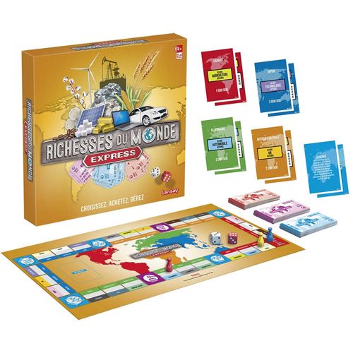 Jeu De Société Lansay Richesses Du Monde Express