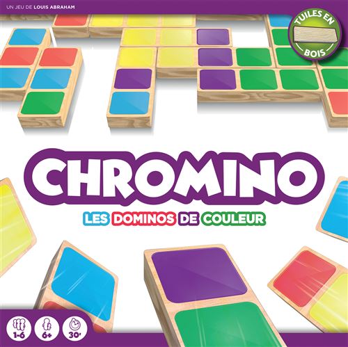 Chromino – Jeu de Dominos Colorés Asmodee CHRO06FR - vue 3