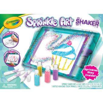 Kit Créatif Crayola Sprinkle Art Shaker