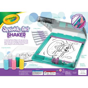 Kit Créatif Crayola Sprinkle Art Shaker