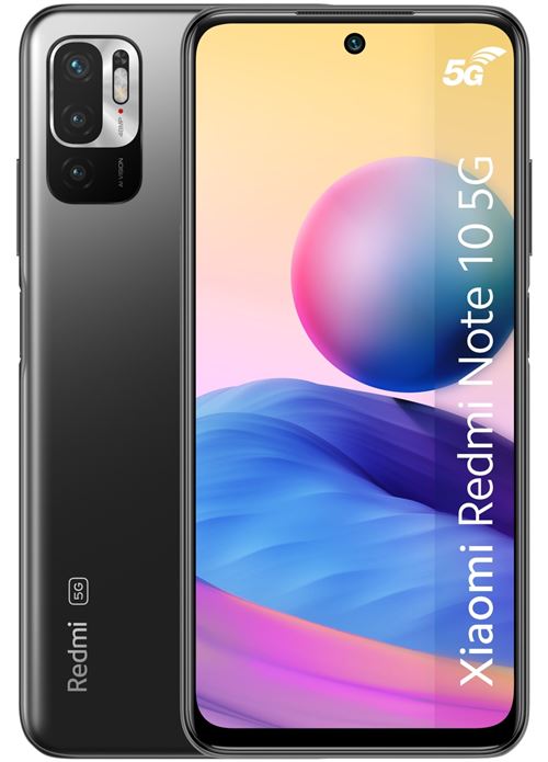 Smartphone Xiaomi Redmi Note 10 5G 6,5"" Double SIM 128 Go Gris graphite État correct - Xiaomi reconditionné disponible sur Fnac