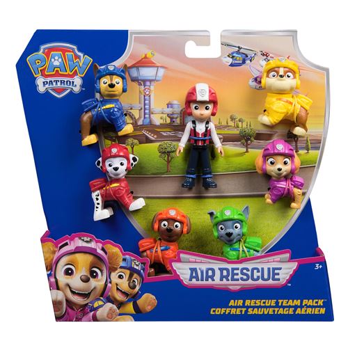 Multipack de 7 Figurines Paw Patrol Pat’Patrouille Air Rescue