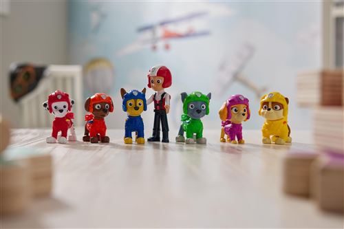 La pat' patrouille - multipack de 7 figurines air rescue | figurines | jouéclub
