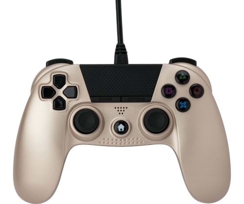 PROXIMA PLUS SAS Manette PS4 filaire Under Control Or 