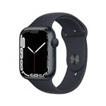 Apple Watch Series 7 GPS, 45mm boîtier Aluminium Minuit avec Bracelet Sport Minuit Reconditionné