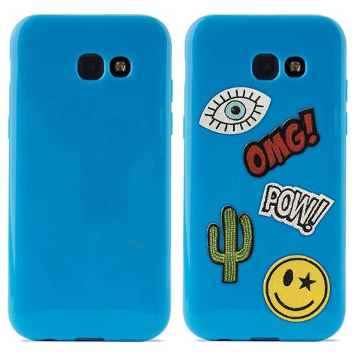 PURO PATCH MANIA COVER GALAXY A5 2017 BLUE