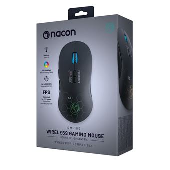 Souris Gaming sans fil Wifi Nacon PCGM-180 Noir