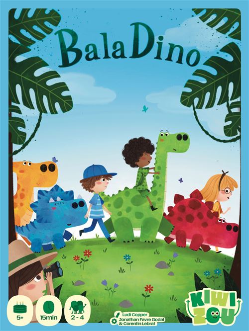 Jeu de Société Kiwizou Baladino KIW001BA – Course de Dinosaures pour Enfants - vue 5