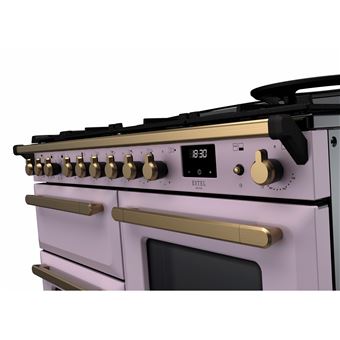 PIANO DE CUISSON ESTEL DELUXE OC TAB MIX 110 CM PARME LAITON ANTIQUE