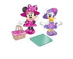 Pack de 2 figurines Mickey Et Minnie Thème Tea Party avec accessoires 7.5 cm