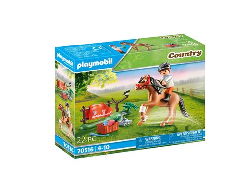 Playmobil Country 70516 Cavalier et Poney Connemara