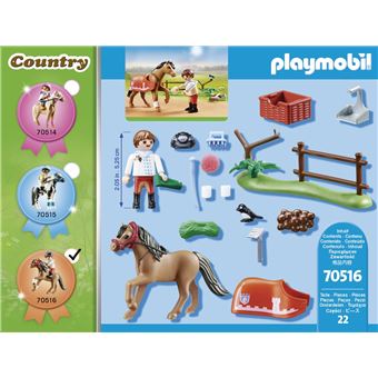 Playmobil Country 70516 Cavalier et poney Connemara