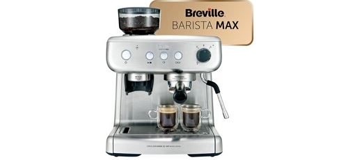 Machine à café Breville Barista Max VCF126X01 1555 W Argent et Noir