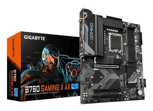 Carte mère Gigabyte B760 GAMING X AX ATX Socket LGA1700 Chipset Intel B760