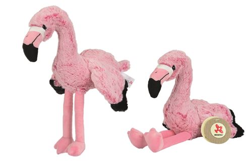 Peluche Nicotoy Flamant 23 cm Rose