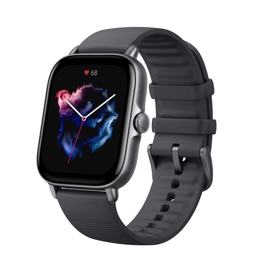 Amazfit GTS 3 Smartwatch Grafietzwart