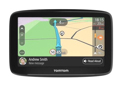 GPS TomTom Go Basic 5 Cartographie Europe 49 pays et TomTom Traffic à vie via smartphone, Wifi intégré