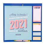 Calendrier familial 2021 Mr. Wonderful Une année 2021 remplie de bonheur