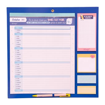 Calendrier familial 2021 Mr. Wonderful Une année 2021 remplie de bonheur