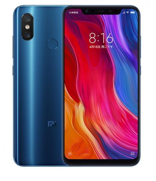 Smartphone Xiaomi Mi8 Double SIM 64 Go Bleu