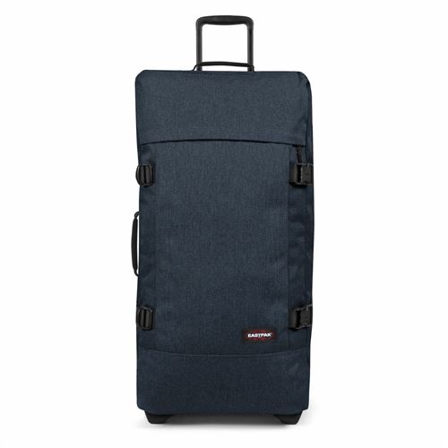 Valise Eastpak Tranverz Triple Denim Taille L 121 L Bleu marine