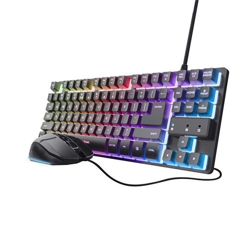 Pack gaming filaire 2 en 1 Trust GXT 798 Noir